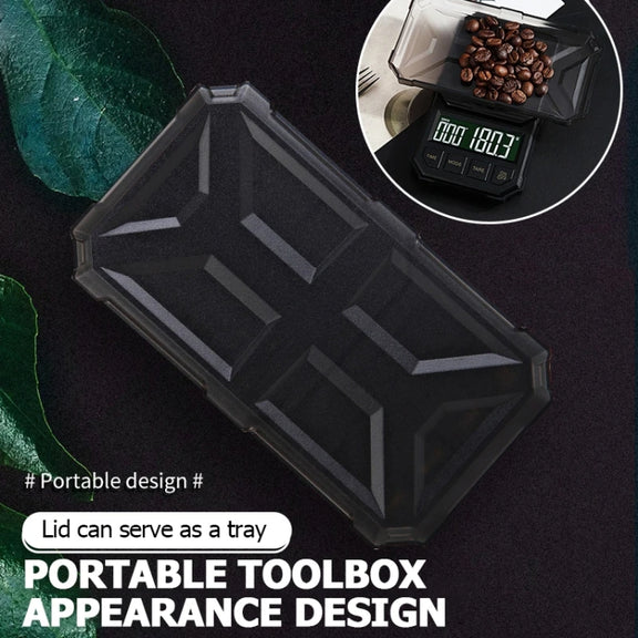 Battery Model 2kg/0.1g Portable Toolbox Digital Scale Jewelry Weighing Tool with Timing