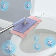 Washcloth Small Mop Lazy Person Hand-Free Automatic Paper Change Mini Floor Cleaner(Purple)