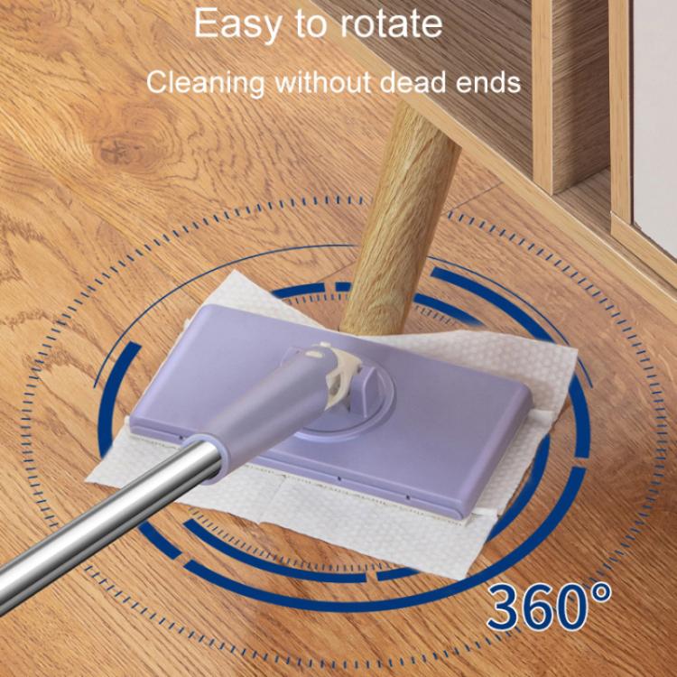 Washcloth Small Mop Lazy Person Hand-Free Automatic Paper Change Mini Floor Cleaner(White) - free shipping - PMc TechLife - Order now!