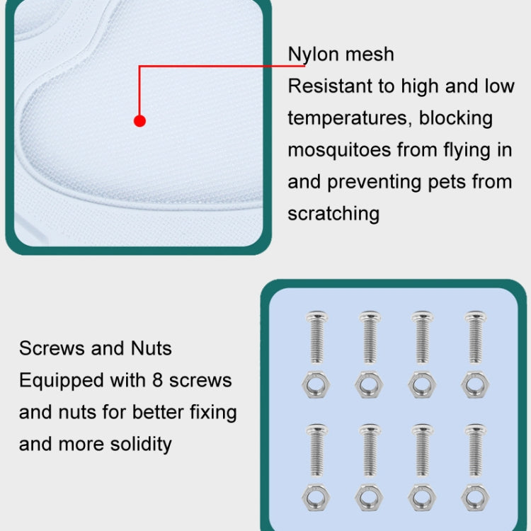 Pet Screen Door Two Way Access Magnetic Closing Cat Door Pet Products(Black) - Pet Screen Doors by PMC TechLife | Online Shopping South Africa | PMC TechLife | Buy Now Pay Later Mobicred