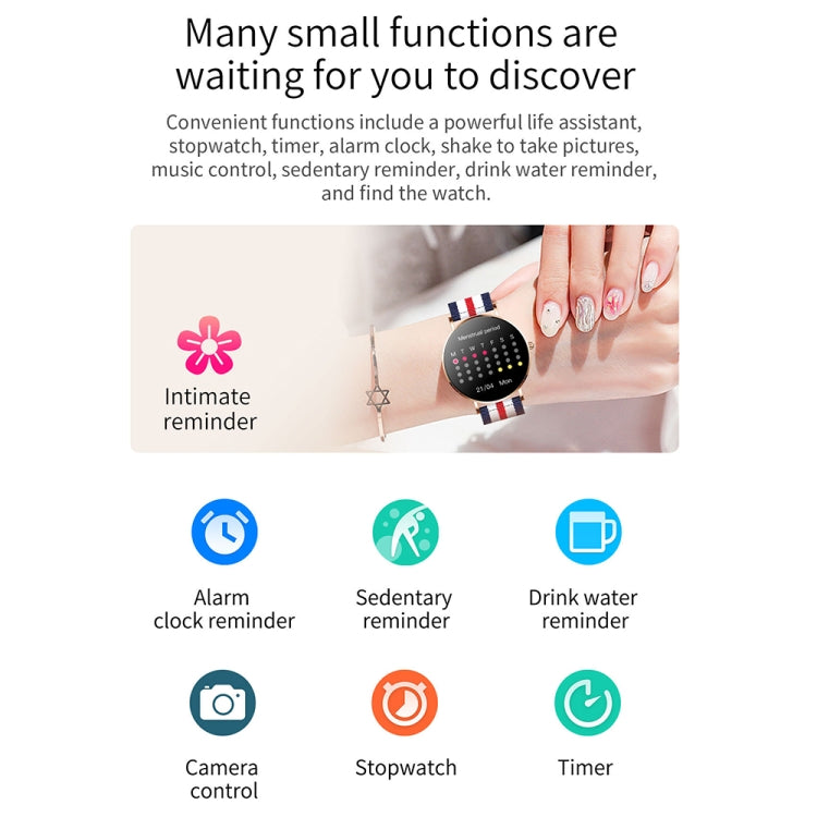 T8 1.3-inch Heart Rate/Blood Pressure/Blood Oxygen Monitoring Bluetooth Smart Watch, Color: Orange - Smart Watches by PMC TechLife | Online Shopping South Africa | PMC TechLife