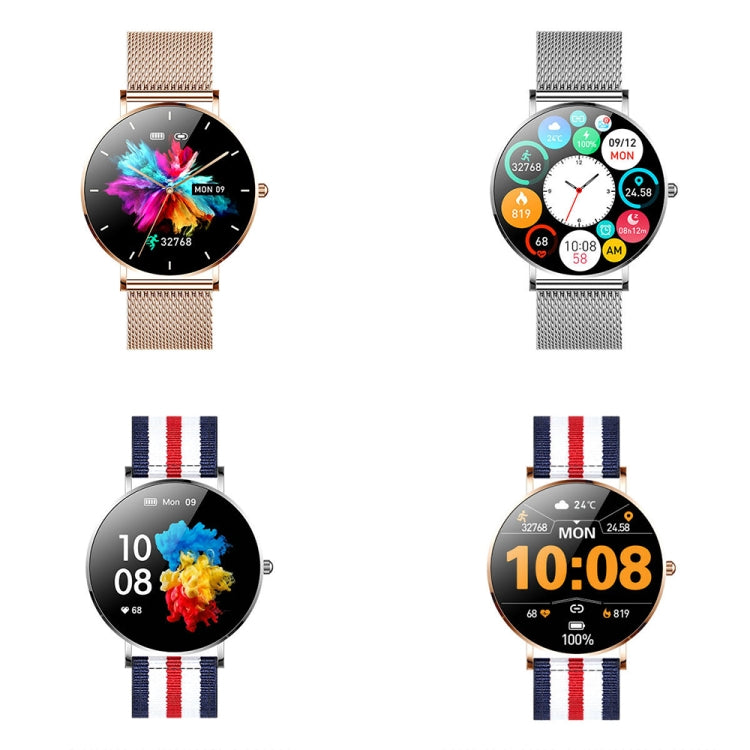 T8 1.3-inch Heart Rate/Blood Pressure/Blood Oxygen Monitoring Bluetooth Smart Watch, Color: Silver Gray - Smart Watches by PMC TechLife | Online Shopping South Africa | PMC TechLife
