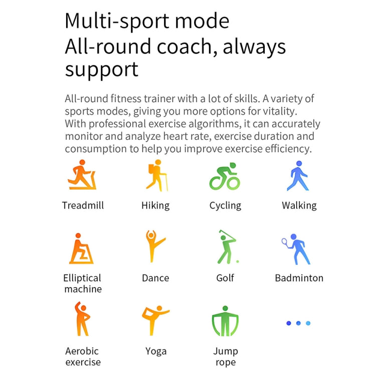 T8 1.3-inch Heart Rate/Blood Pressure/Blood Oxygen Monitoring Bluetooth Smart Watch, Color: Orange - Smart Watches by PMC TechLife | Online Shopping South Africa | PMC TechLife