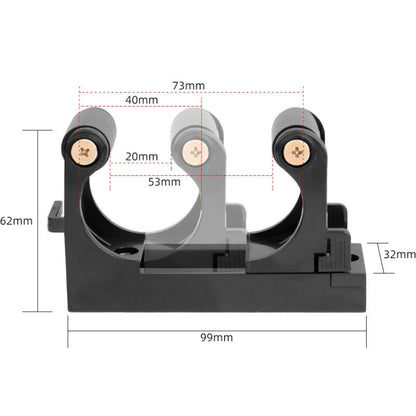 DEEMOUNT RCK-051 Road Bicycle Parking Buckle Wall Hook Mountain Bike Parking Buckle(Black) - Retaining Clips by DEEMOUNT | Online Shopping South Africa | PMC Jewellery | Buy Now Pay Later Mobicred