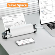 Phomemo 2 Rolls Letter Thermal Paper Use With M08F Printer Holder For M832/M833/M834/M835/P831/Q302 Printer