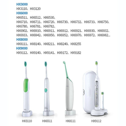 HX6100 EU Plug Charger For Philips Toothbrush HX6730 6511 3216 3226 9112 Etc - Toothbrushes by PMC Jewellery | Online Shopping South Africa | PMC Jewellery | Buy Now Pay Later Mobicred