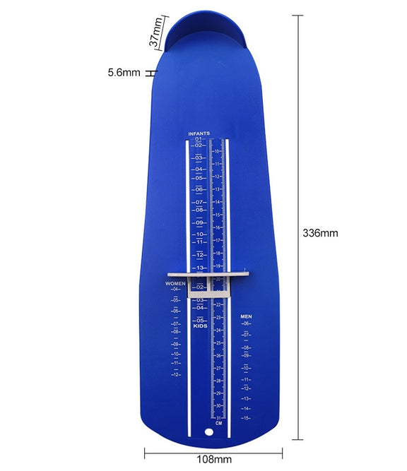 US Size Children Adults Home Use Universal Foot Measuring Instrument(Black)