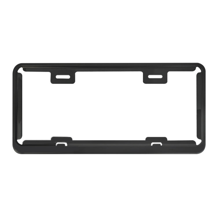 Taiwan Car License Plate Stainless Steel Frame, Specification: Black - License Plate Covers & Frames by PMC TechLife | Online Shopping South Africa | PMC TechLife | Buy Now Pay Later Mobicred
