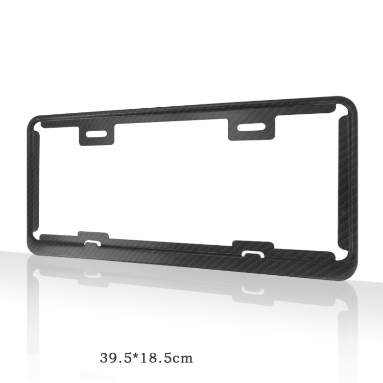 Taiwan Car License Plate Stainless Steel Frame, Specification: Black