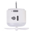 Outdoor Camping Tent Hanging Ambient Light Magnetic Spray Humidification Fan(White) - Electric Fans by PMC TechLife | Online Shopping South Africa | PMC TechLife | Buy Now Pay Later Mobicred