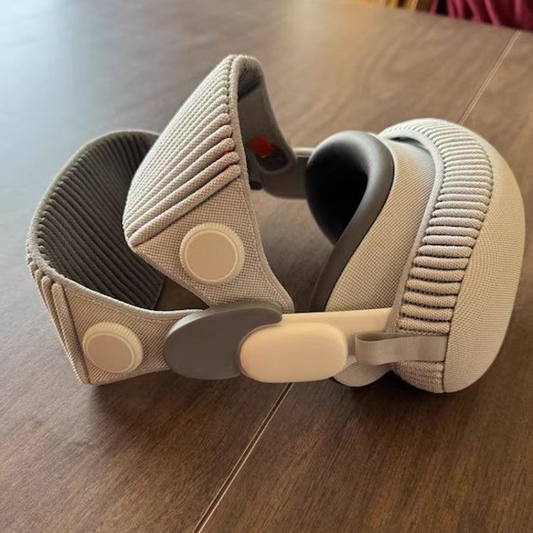 For Apple Vision Pro 1pair Dual Headwear Strap Buckle Knitting Use Accessories(Black) - VR Accessories by PMC TechLife | Online Shopping South Africa | PMC TechLife | Buy Now Pay Later Mobicred