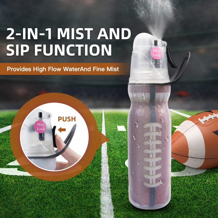 470ml Summer Outdoor Sports Training Spray Cooling Water Cup, Color: Pure Yellow 2-layers - Kettles by PMC Jewellery | Online Shopping South Africa | PMC Jewellery | Buy Now Pay Later Mobicred