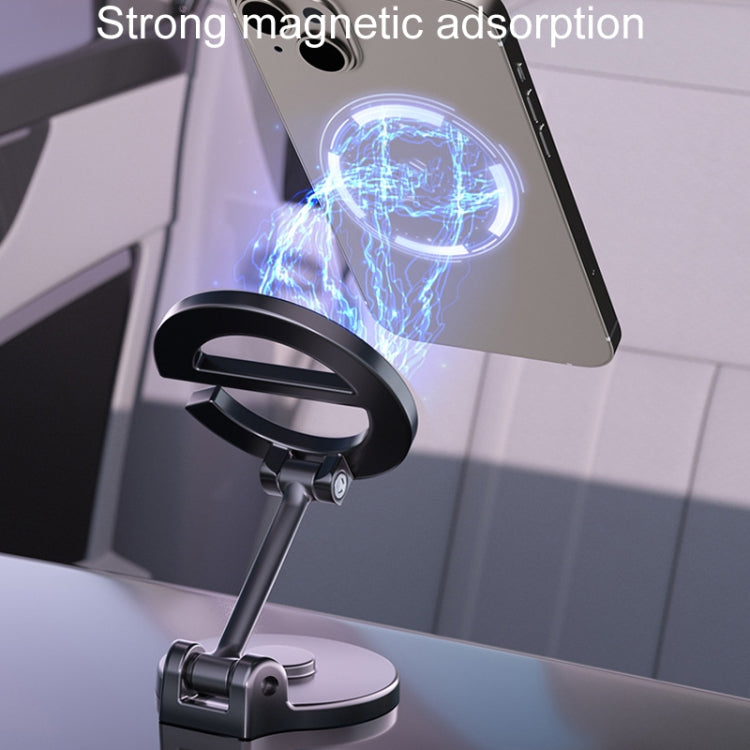 D38 Letter E Magnetic Folding Car Phone Holder Rotatable Dashboard Stick-On Navigation Stand - Car Holders by PMC TechLife | Online Shopping South Africa | PMC TechLife | Buy Now Pay Later Mobicred