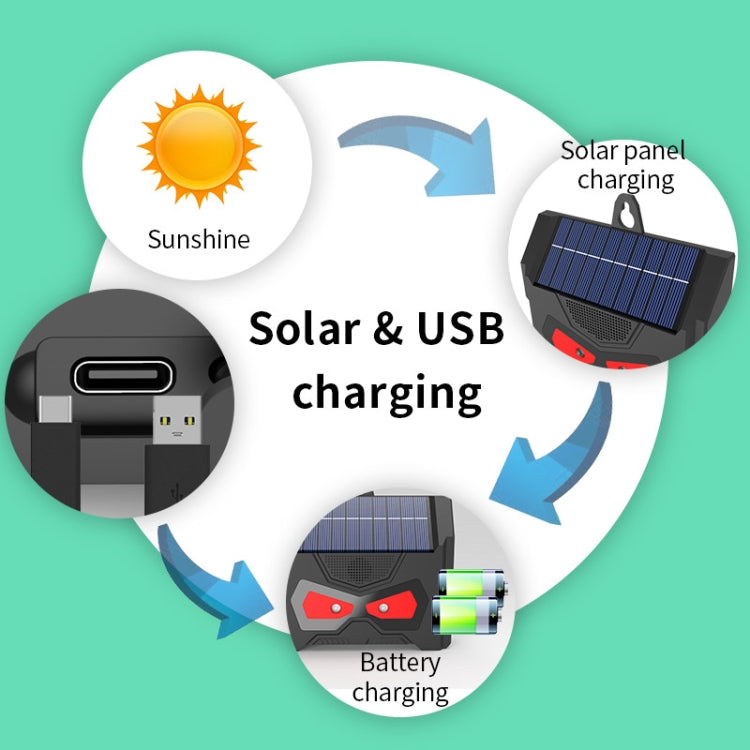 Outdoor Ultrasonic Solar Mouse Repeller LED Flash Animal Repeller(SJZ059) - Outdoor Insect Repellent by PMC TechLife | Online Shopping South Africa | PMC TechLife | Buy Now Pay Later Mobicred