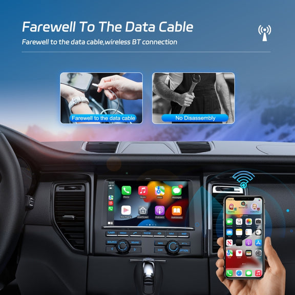 Universal Original Car Wired Cable Carplay To Wireless Carplay Box(Standard)