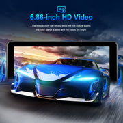 6.86 Inch 4KDVR Smart Screen Player, Specification: Standard+64G Memory Card