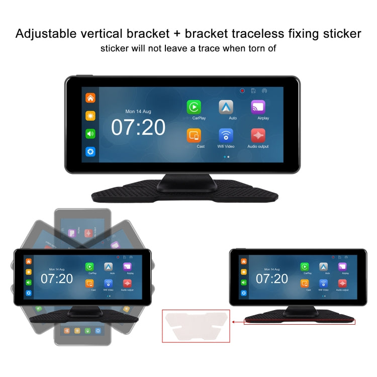6.86 Inch 4KDVR Smart Screen Player, Specification: Standard+64G Memory Card
