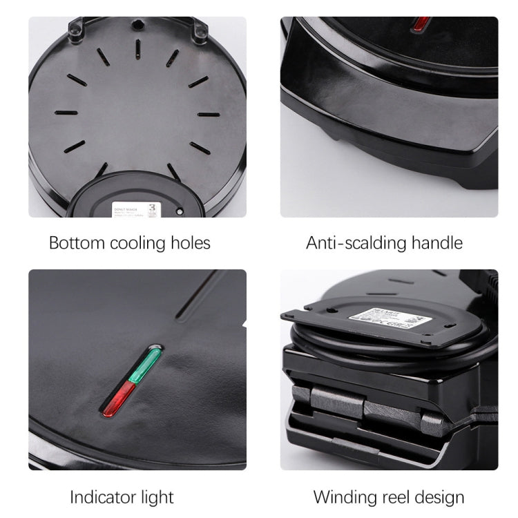 1000W  Mini Donut Maker Machine Can Make 7 Doughnuts  110V US Plug - free shipping - PMC TechLife - Order now!