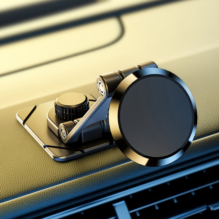 D30 Foldable Suspension Car Phone Holder Magnetic Adhesive Type Metal Navigation Stand - free shipping - PMC TechLife - Order now!