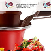 35W  3 Tier Chocolate Fountain  Mini Fondue Set with Hot Melting Pot Base 110V US Plug
