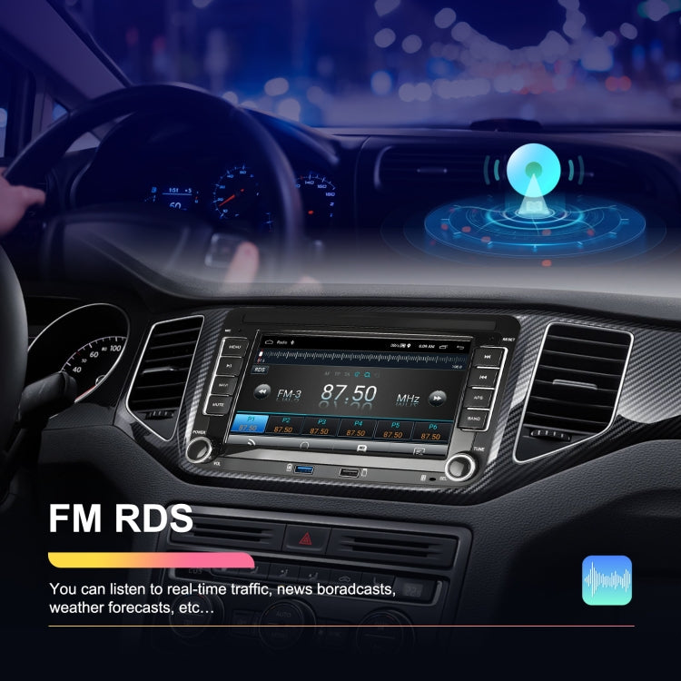 For Volkswagen/Skoda 1+32G Player Large Screen Carplay Android Navigation Reversing Camera Integrated Machine(Standard)