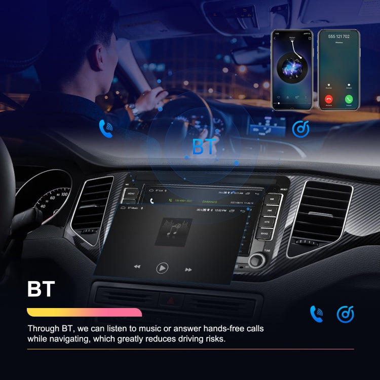 For Volkswagen/Skoda 1+32G Player Large Screen Carplay Android Navigation Reversing Camera Integrated Machine(Standard)