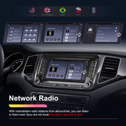 For Volkswagen/Skoda 2+64G Player Large Screen Carplay Android Navigation Reversing Camera Integrated Machine(Standard)