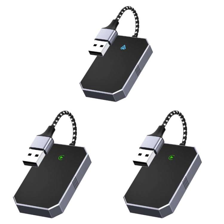 2 in 1 Car Carplay Box Wired to Wireless Bluetooth Adapter
