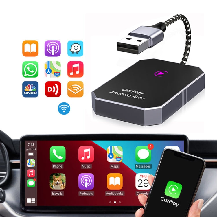 2 in 1 Car Carplay Box Wired to Wireless Bluetooth Adapter - free shipping - PMC TechLife - Order now!