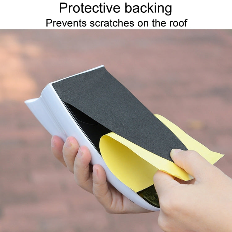 Solar Remote Control Signal Radio Shark Fin Antenna Anti-Tailgating Roof Warning Light(White) - Warning Lights by PMC TechLife | Online Shopping South Africa | PMC TechLife | Buy Now Pay Later Mobicred