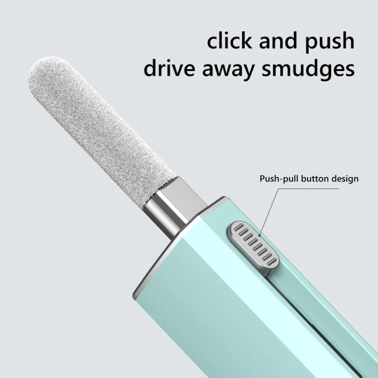 Headphone Keyboard Cleaning Kit with Capacitive Touch Pen(Green)