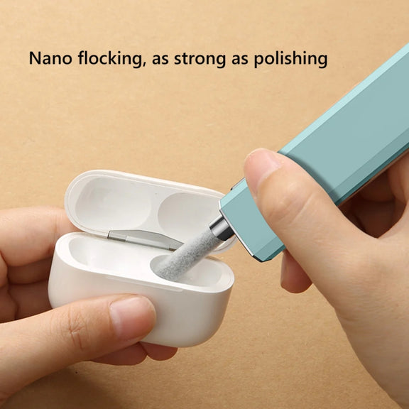 Headphone Keyboard Cleaning Kit with Capacitive Touch Pen(Green)