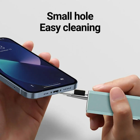Headphone Keyboard Cleaning Kit with Capacitive Touch Pen(White)