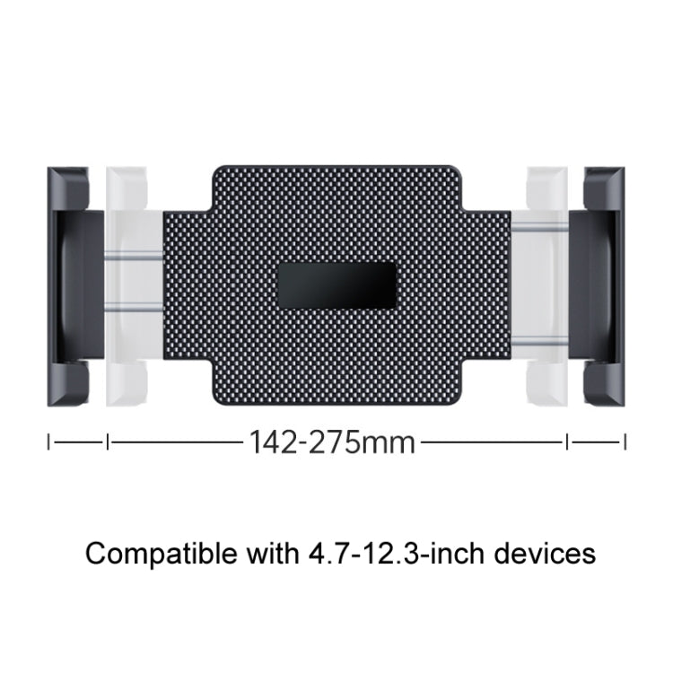 Multifunctional Car Dashboard Mobile Phone Folding Holder, Style: Folding Back Clip+Metal Oval Ball - Car Holders by PMC TechLife | Online Shopping South Africa | PMC TechLife | Buy Now Pay Later Mobicred