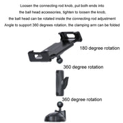Multifunctional Car Dashboard Mobile Phone Folding Holder, Style: Suction Cup Base Type C
