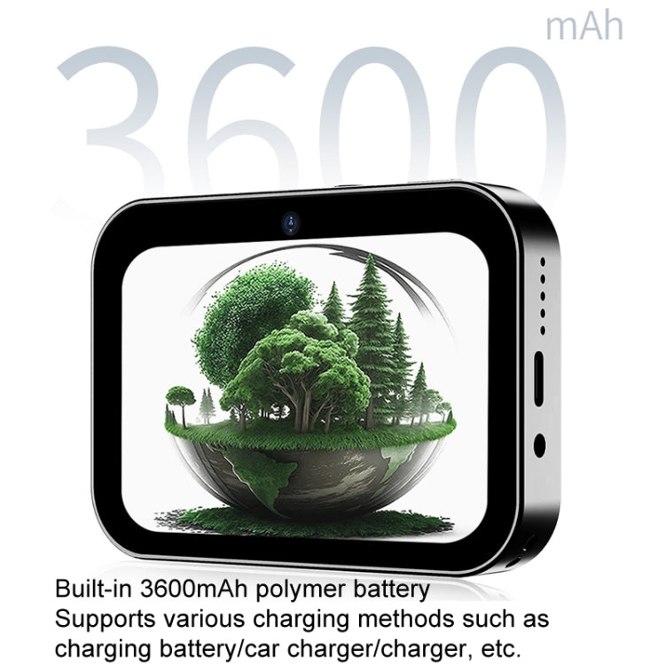 D6 CCD HD Digital Camera Movie Music Smart Camera Touch Screen Student Card Video Recorder, Excluding Memory(Black)