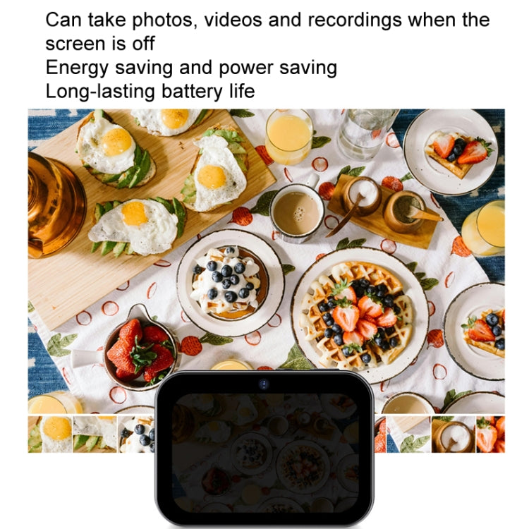 D6 CCD HD Digital Camera Movie Music Smart Camera Touch Screen Student Card Video Recorder, Excluding Memory(Black)
