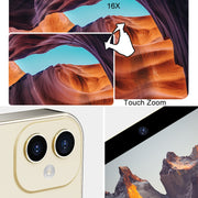 D6 CCD HD Digital Camera Movie Music Smart Camera Touch Screen Student Card Video Recorder, Excluding Memory(Black)