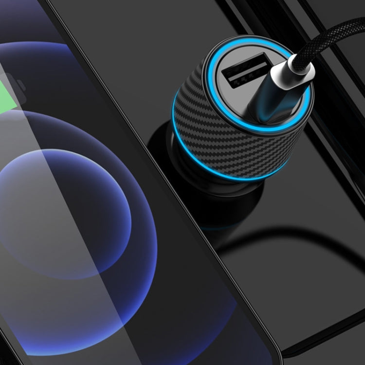 QIAKEY Dual Fast Charging Charger One To Two Cigarette Lighter, Size: TH219 48W(Black) - free shipping - PMC Jewellery - Order now!