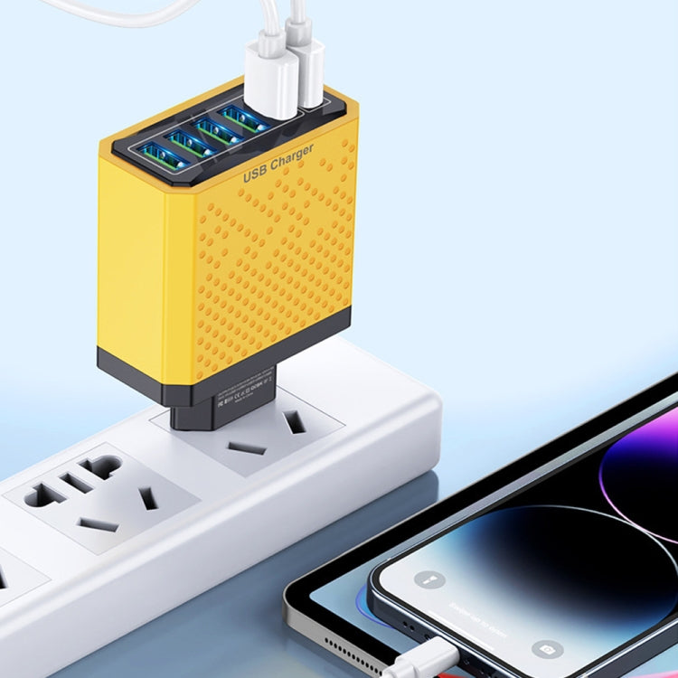 6-Ports Multifunctional Quick Charging USB Travel Charger Power Adapter, Model: Black US Plug - free shipping - PMC Jewellery - Order now!