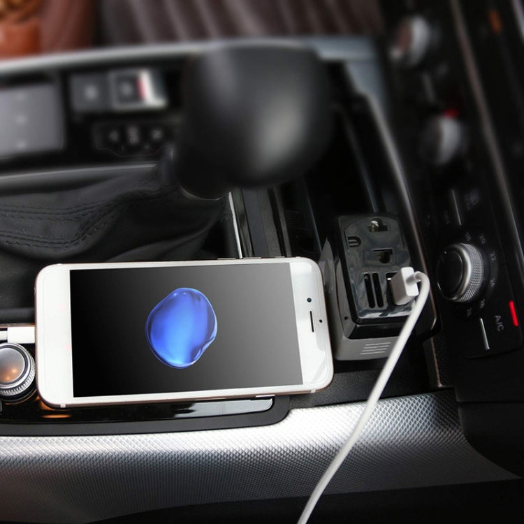 12V/24V To 220V Auto Car Power Converter Adapter With USB Charging Port - free shipping - PMC Jewellery - Order now!