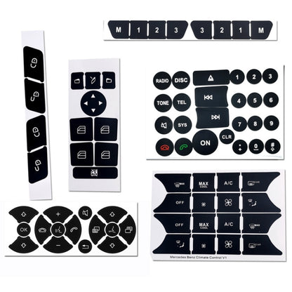 For Mercedes-Benz CLS/C218/SLK/W172/W204/GLK Air Conditioning Button Repair Sticker(Style 2) - Decorative Sticker by PMC Jewellery | Online Shopping South Africa | PMC Jewellery | Buy Now Pay Later Mobicred
