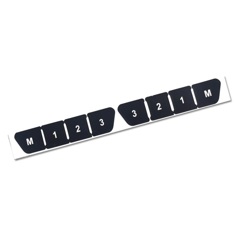 For Mercedes-Benz CLS/C218/SLK/W172/W204/GLK Air Conditioning Button Repair Sticker(Style 2) - Decorative Sticker by PMC Jewellery | Online Shopping South Africa | PMC Jewellery | Buy Now Pay Later Mobicred