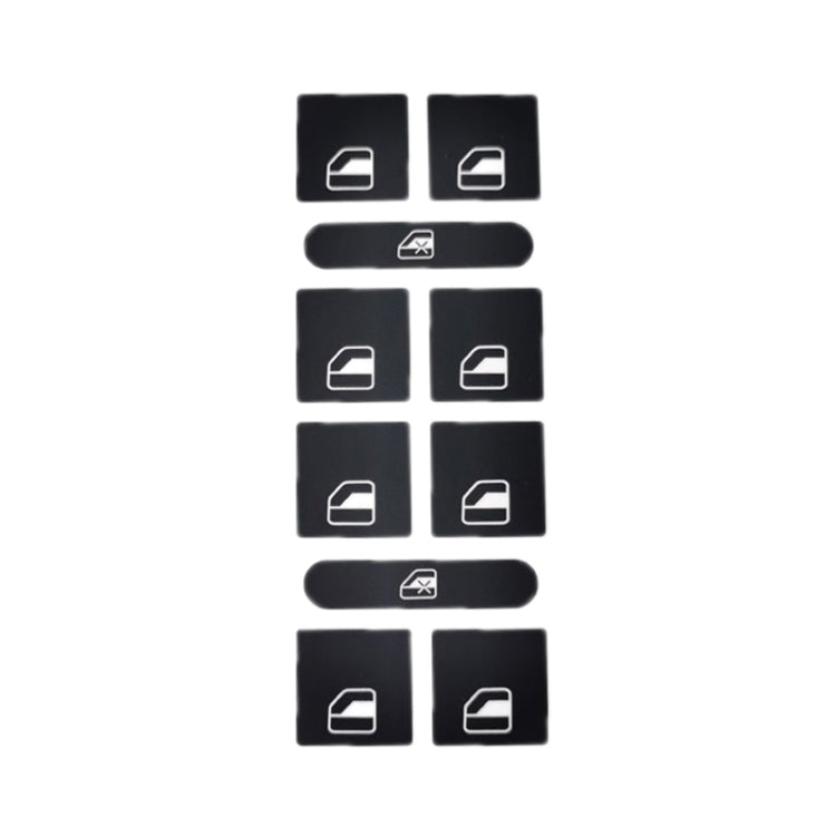 For 2005-2010 Volkswagen Touareg/Passat Steering Wheel Window AC Switch Button Repair Sticker(8pcs /Set) - Decorative Sticker by PMC TechLife | Online Shopping South Africa | PMC TechLife | Buy Now Pay Later Mobicred