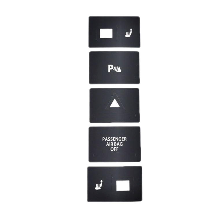 For 2005-2010 Volkswagen Touareg/Passat Steering Wheel Window AC Switch Button Repair Sticker(8pcs /Set)