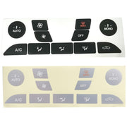For 1999-2005 Ford Focus Air Conditioning Button Switch Repair Sticker(Silver)