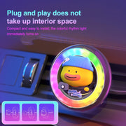 ICARER FAMILY XX-28 Car Aromatherapy Colorful Rhythm Lights Air Vent Aromatherapy Decoration(Purple)