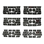 For BMW 5 Series/7 Series/X5/C6/F10/F01/F15 Air Conditioning Button Repair Sticker, Style: C 16pcs No OFF