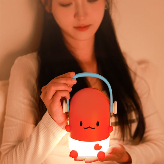 ICARER FAMILY IF-P001 Cute Cartoon Shaped Ornaments Angel Wings Handheld Night Light(Warm Light)