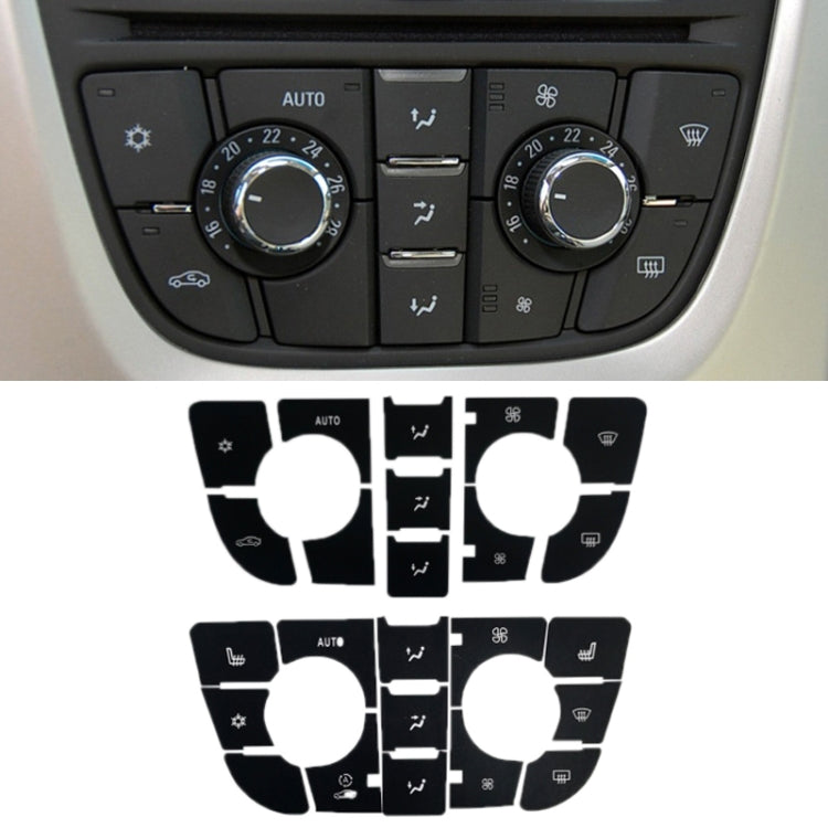 For Buick Excelle GT/XT Air Conditioning Central Control Button Repair Sticker(Upgrade) - Decorative Sticker by PMC TechLife | Online Shopping South Africa | PMC TechLife | Buy Now Pay Later Mobicred